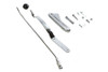 V-Twin - 22-0725 - Chrome Tank Hand Shifter Control Kit - Fits 1947-1964 Harley-Davidson FL, 1937-1973 G