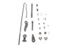 V-Twin - 22-0734 - Mechanical Rear Brake Kit Parkerized - Fits 1941-1957 Harley-Davidson FL, 1936-1952 EL