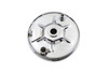V-Twin - 22-0745 - Rear Mechanical Brake Backing Plate Kit Chrome - Fits 1937-1948 Harley-Davidson VL, 1936-1940 EL, 1941-1957 FL