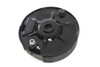 V-Twin - 22-0746 - Rear Mechanical Brake Backing Plate Kit Black - Fits 1937-1948 Harley-Davidson VL, 1936-1940 EL, 1941-1957 FL