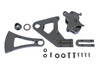 V-Twin - 22-0764 - Chrome Rear 4 Piston Caliper and Bracket Kit - Fits 1987-1999 Harley-Davidson FLST, FXST