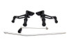 V-Twin - 22-0778 - Billet Forward Control Kit Black - Fits 2003-2013 Harley-Davidson FXD, 2000-2012 FXDL