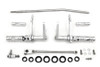 V-Twin - 22-0779 - Billet Forward Control Kit Polished - Fits 2003-2013 Harley-Davidson FXD, 2000-2012 FXDL