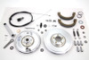 V-Twin - 22-0780 - Brake Backing Plate Kit - Fits 1936-1948 Harley-Davidson UL, 1936-1940 EL, 1941-1948 FL