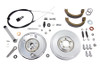 V-Twin - 22-0780 - Brake Backing Plate Kit - Fits 1936-1948 Harley-Davidson UL, 1936-1940 EL, 1941-1948 FL