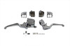 V-Twin - 22-0803 - Contour Style Dual Disc Handlebar Control Kit - Fits 1996-2006 Harley-Davidson FXST, 1996-2003 XL, 1996-2006 FLST, FLT, FXDWG, FXD