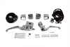 V-Twin - 22-0817 - Smooth Contour Handlebar Control Kit Chrome - Fits 1996-2006 Harley-Davidson FXST, 1996-2003 XL, 1996-2006 FLST, FXD