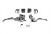 V-Twin - 22-0820 - Smooth Contour Handlebar Control Kit Chrome V-Twin - 22-0820 - Smooth Contour Handlebar Control Kit Chrome