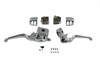 V-Twin - 22-0820 - Smooth Contour Handlebar Control Kit Chrome - Fits 1996-2006 Harley-Davidson FXST, 1996-2003 XL, 1996-2006 FLST, FXDWG, FXD