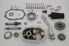 V-Twin - 22-0834 - Chrome Kick Starter Kit - Fits 1937-1948 Harley-Davidson UL, 1971-1984 FX, 1936-1940 EL, 1941-1984 FL