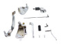 V-Twin - 22-0873 - FXST Forward Control Set Chrome - Fits 2000-2017 Harley-Davidson FXST
