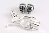 V-Twin - 22-0883 - Chrome Handlebar Control Kit - Fits 1996-2007 Harley-Davidson FLT
