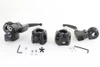 V-Twin - 22-0887 - Handlebar Control Kit Black - Fits 2015-2017 Harley-Davidson FLST, FXSB, FXST