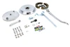V-Twin - 22-0890 - Rear Brake Kit Chrome - Fits 1973-1974 Harley-Davidson XL