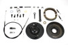 V-Twin - 22-1084 - Spring Fork Front Brake Kit Black