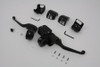 V-Twin - 22-1161 - Smooth Contour Handlebar Control Kit Black