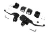 V-Twin - 22-1166 - Contour Style Handlebar Control Kit Black - Fits 1996-2006 Harley-Davidson FXST, 1996-2003 XL, 1996-2006 FLST, FLT, FXDWG, FXD