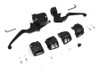 V-Twin - 22-1166 - Contour Style Handlebar Control Kit Black - Fits 1996-2006 Harley-Davidson FXST, 1996-2003 XL, 1996-2006 FLST, FLT, FXDWG, FXD