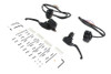 V-Twin - 22-1170 - Matte Black Handlebar Control Kit - Fits 2008-2013 Harley-Davidson FLHT, FLHX, FLHR