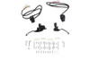 V-Twin - 22-1170 - Matte Black Handlebar Control Kit - Fits 2008-2013 Harley-Davidson FLHT, FLHX, FLHR