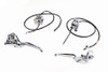 V-Twin - 22-1838 - Handlebar Control Kit Chrome - Fits 2012-2017 Harley-Davidson FXD, 2011-2014 FLS, 2011-2013 FXCW, FXCWC, 2011-2014 FLST, FXS