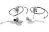 V-Twin - 22-1838 - Handlebar Control Kit Chrome - Fits 2012-2017 Harley-Davidson FXD, 2011-2014 FLS, 2011-2013 FXCW, FXCWC, 2011-2014 FLST, FXS