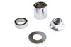 V-Twin - 2257-4 - Rear Axle Spacer Kit Smooth Style Chrome