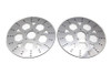 V-Twin - 23-0033 - 11-1/2 inch Front Brake Disc Set 5-Spoke Style - Fits 1984-1999 Harley-Davidson FXST, 1986-1999 FLST, 1991-1994 FXD, 1984-1999 XL, 1984-1994 FXR