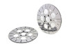 V-Twin - 23-0033 - 11-1/2 inch Front Brake Disc Set 5-Spoke Style - Fits 1984-1999 Harley-Davidson FXST, 1986-1999 FLST, 1991-1994 FXD, 1984-1999 XL, 1984-1994 FXR
