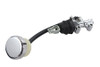 V-Twin - 23-0042 - Rear Master Cylinder Assembly Chrome - Fits 2007-2013 Harley-Davidson XL