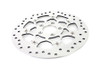 V-Twin - 23-0232 - Floating Stainless Steel Mirror Polished 11.8 inch Front Bra - Fits 2015-2020 Harley-Davidson FLST, 2014-2020 XL, 2015-2020 FXST, FLRT