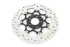 V-Twin - 23-0233 - Floating Stainless Steel, Black & Polished 11.8 inch Front B - Fits 2015-2020 Harley-Davidson FLST, 2014-2020 XL, 2015-2020 FXST, FLRT