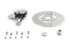 V-Twin - 23-0281 - Chrome Rear 4 Piston Caliper and 11-1/2 inch Disc Kit - Fits 1987-1999 Harley-Davidson FLST, FXST