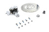 V-Twin - 23-0281 - Chrome Rear 4 Piston Caliper and 11-1/2 inch Disc Kit - Fits 1987-1999 Harley-Davidson FLST, FXST