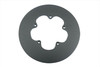 V-Twin - 23-0303 - 11-1/2 inch Plain Front Brake Disc Clover Leaf Style