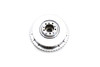 V-Twin - 23-0433 - Rear Hydraulic Brake Drum Chrome - Fits 1963-1966 Harley-Davidson FL