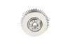 V-Twin - 23-0435 - Rear Hydraulic Brake Drum Chrome - Fits 1967-1972 Harley-Davidson FL, 1971-1972 FX