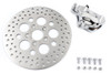 V-Twin - 23-0649 - Front 4 Piston Brake Caliper and 11-1/2 inch Disc Kit - Fits 1984-1999 Harley-Davidson FXST, 1991-1999 FXD, 1986-1999 FLST, 1984-1999 XL, 1984-1994 FXR