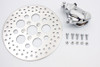V-Twin - 23-0649 - Front 4 Piston Brake Caliper and 11-1/2 inch Disc Kit - Fits 1984-1999 Harley-Davidson FXST, 1991-1999 FXD, 1986-1999 FLST, 1984-1999 XL, 1984-1994 FXR