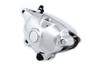 V-Twin - 23-0851 - Silver 2 Piston Front Brake Caliper Left Side
