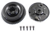 V-Twin - 23-0876 - Rear Mechanical Brake Drum Kit Black