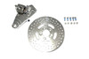 V-Twin - 23-1150 - Chrome Rear Single Piston Caliper and 11-1/2 inch Disc Kit