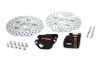 V-Twin - 23-1214 - Front Dual Disc Caliper and 10 inch Disc Kit Black - Fits 1973-1983 Harley-Davidson XL, 1980-1983 FX