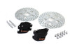 V-Twin - 23-1214 - Front Dual Disc Caliper and 10 inch Disc Kit Black - Fits 1973-1983 Harley-Davidson XL, 1980-1983 FX