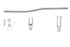 V-Twin - 23-1476 - Mechanical Brake Rod Assembly - Fits 1938-1947 Harley-Davidson UL, 1941 FL (957), 1936-1940 EL