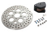 V-Twin - 23-1663 - 11.5 inch Black Front Caliper Kit - Fits 2000-2007 Harley-Davidson FLST, FXST