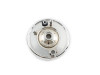 V-Twin - 23-3076 - Front Mechanical Brake Backing Plate Chrome - Fits 1941-1948 Harley-Davidson UL, 1941-1957 G, 1941-1948 FL, EL