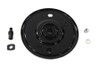 V-Twin - 23-3077 - Front Mechanical Brake Backing Plate Black - Fits 1941-1948 Harley-Davidson UL, 1941-1957 G, 1941-1948 FL, EL