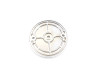 V-Twin - 23-9013 - Rear Mechanical Brake Backing Plate Chrome