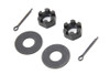 V-Twin - 2366-6 - Rear Axle Nut and Lock Kit Parkerized